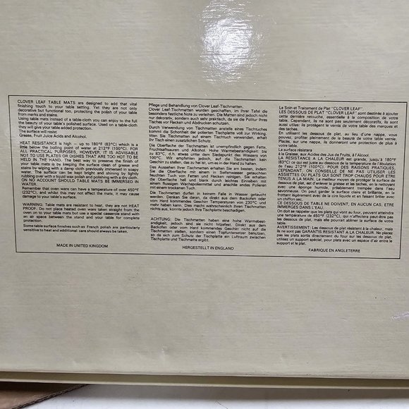 Set 6 Vtg Clover Leaf London Today Placemats and 4 Coasters of Dublin Landmarks - Picture 8 of 15